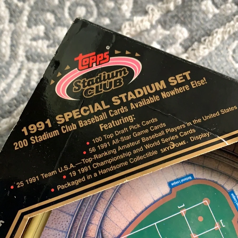 1991 Topps Stadium Club Special Stadium Set - Complete In Original Box